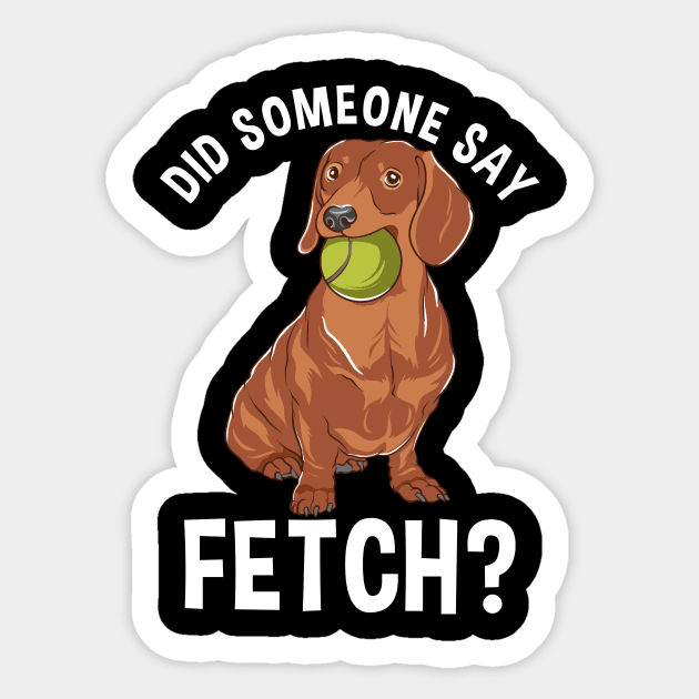 Funny Dachshund Shirt Dog Lover Sticker by Dr_Squirrel